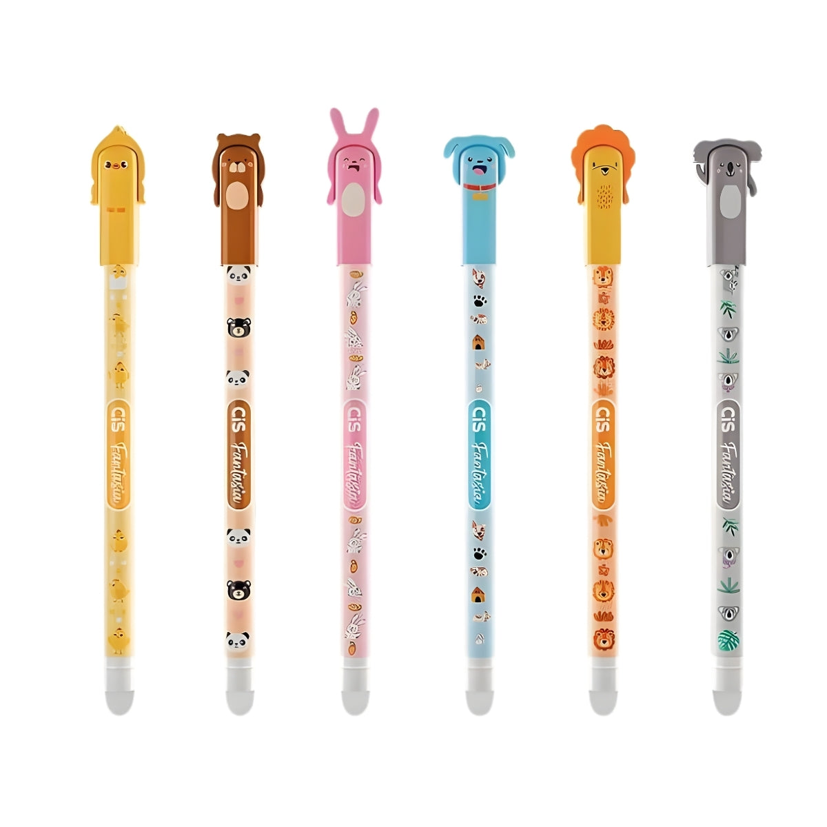Caneta Gel Retratil Fantasia Apagavel 0.5Mm Zoo - Cores Sortidas - Cis