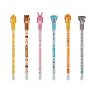 Caneta Gel Retratil Fantasia Apagavel 0.5Mm Zoo - Cores Sortidas - Cis