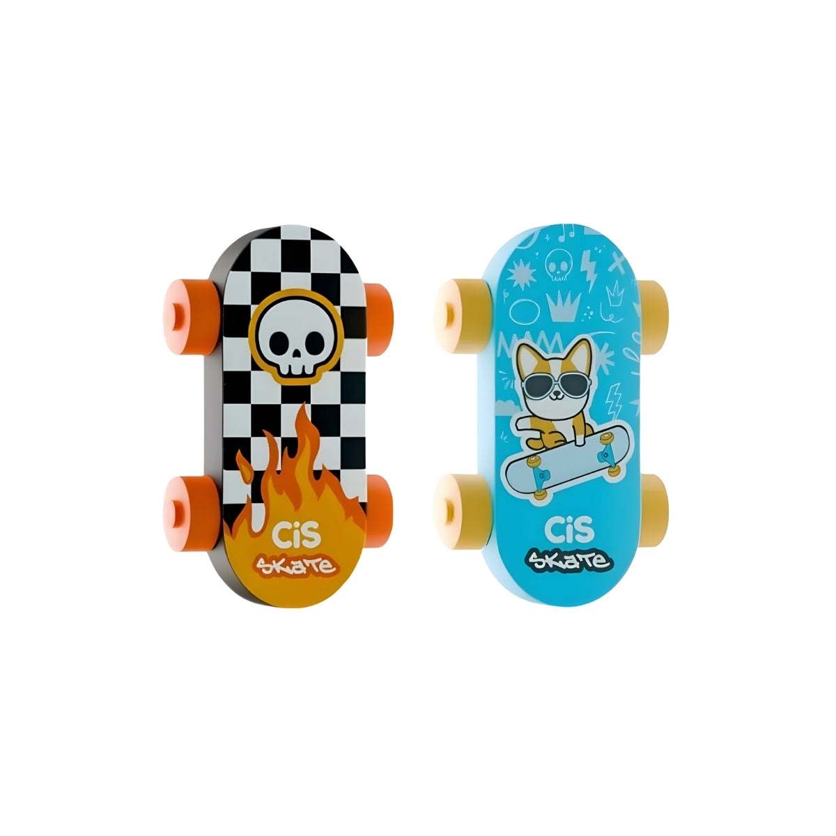 Borracha Escolar Skate - Cores Sortidas - Cis