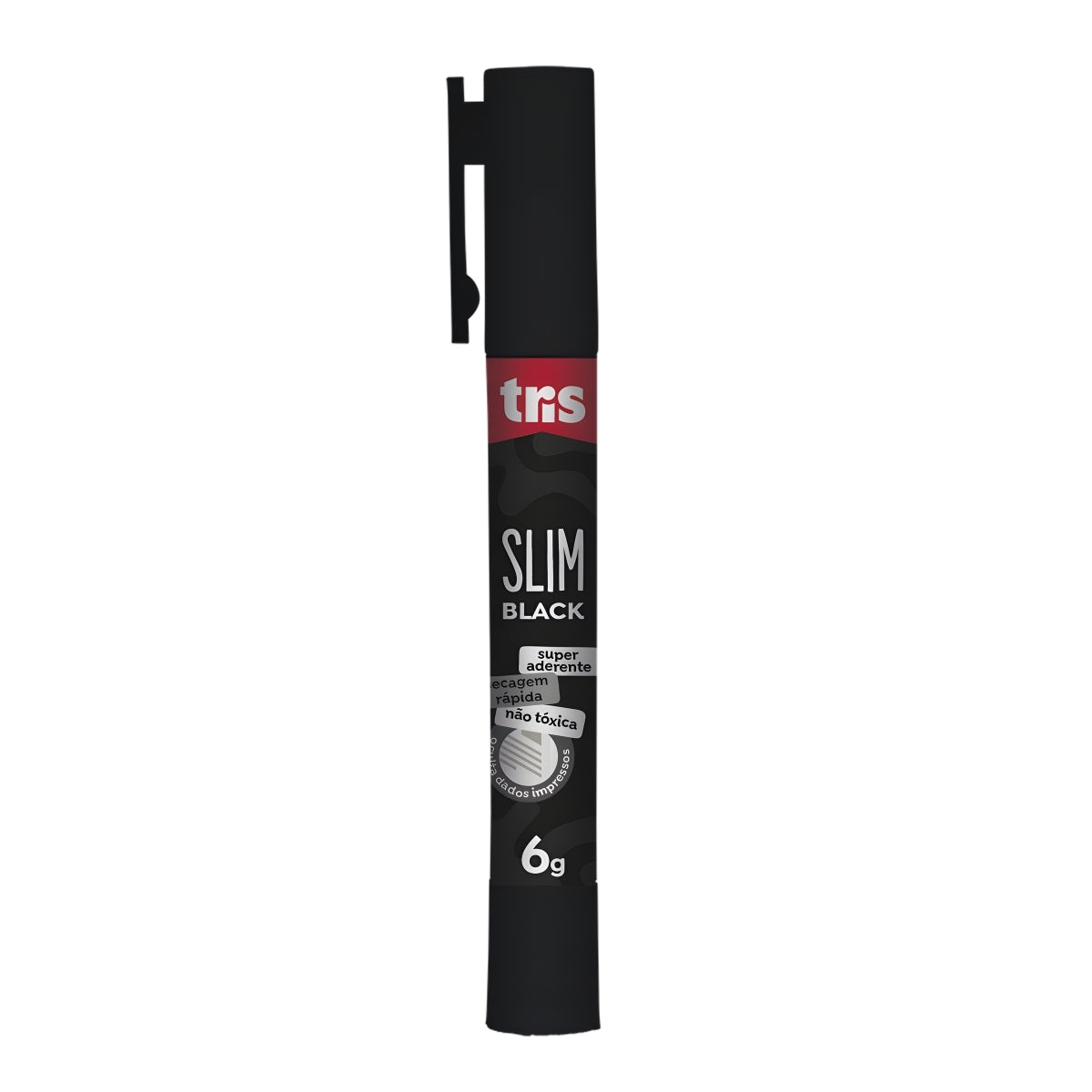 Cola Bastão Slim Black 6g Secagem Rápida - Tris