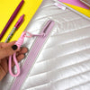 Fichário Universitário Pvc com 48 Folhas Fechamento em Zíper - Milky 26,7x32,8cm 56g/m² Dac - 5523
