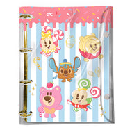 Fichário Universitário Pvc Cristal com 192 Folhas Fechamento em Botão - Munchlings 22,3x27,5cm 56g/m² Dac - 5587