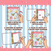 Fichário Universitário Pvc Cristal com 192 Folhas Fechamento em Botão - Munchlings 22,3x27,5cm 56g/m² Dac - 5587