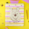 Fichário Universitário Dac Pvc com 48 Folhas Fechamento em Zíper - Pooh 32,8x26,7cm 56g/m² Dac - 5367