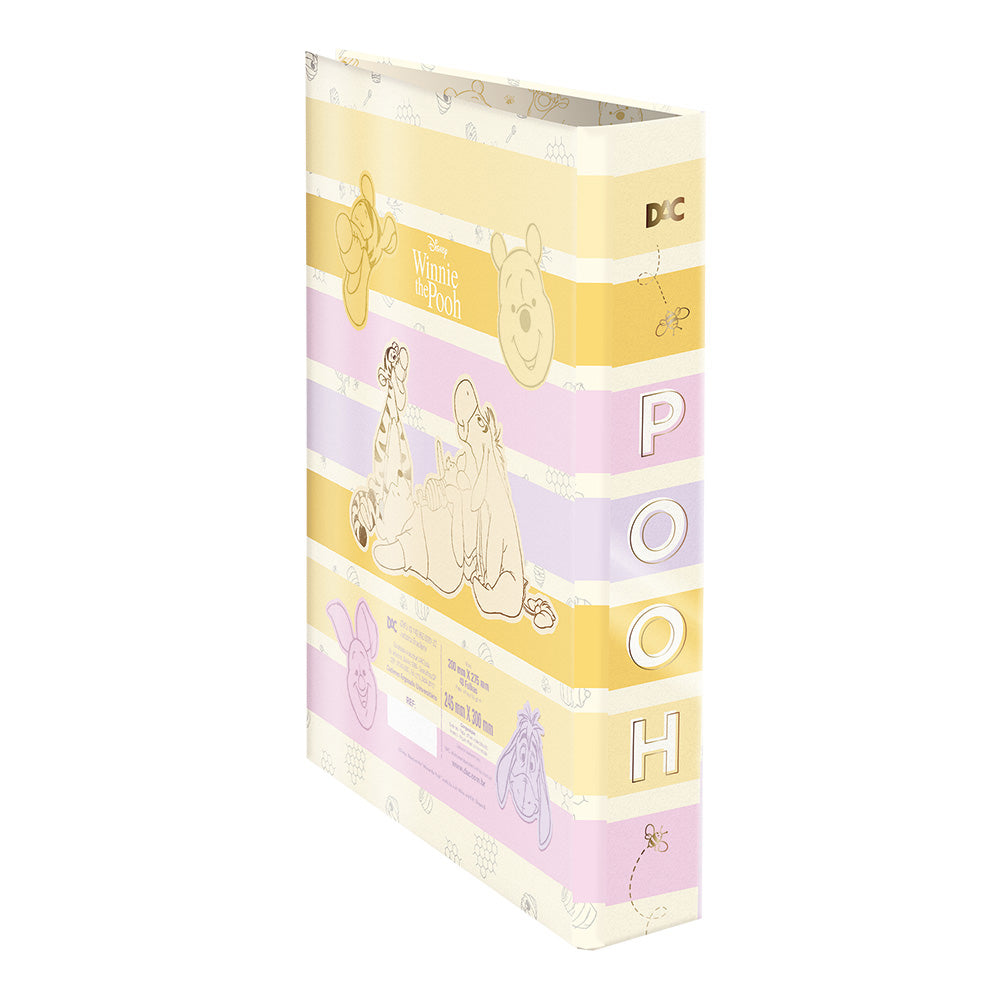 Fichário Universitário com 48 Folhas Fechamento em Elástico - Pooh 24,5x30cm 56g/m² Dac - 5368