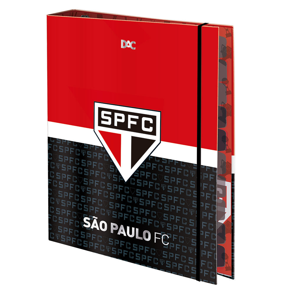 Fichário Universitário com 48 Folhas Fechamento em Elástico - São Paulo Fc 24,5x30cm 56g/m² Dac - 5219