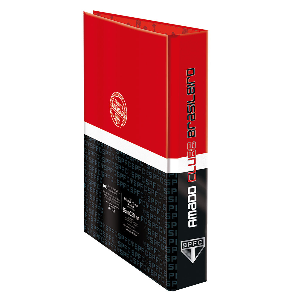 Fichário Universitário com 48 Folhas Fechamento em Elástico - São Paulo Fc 24,5x30cm 56g/m² Dac - 5219
