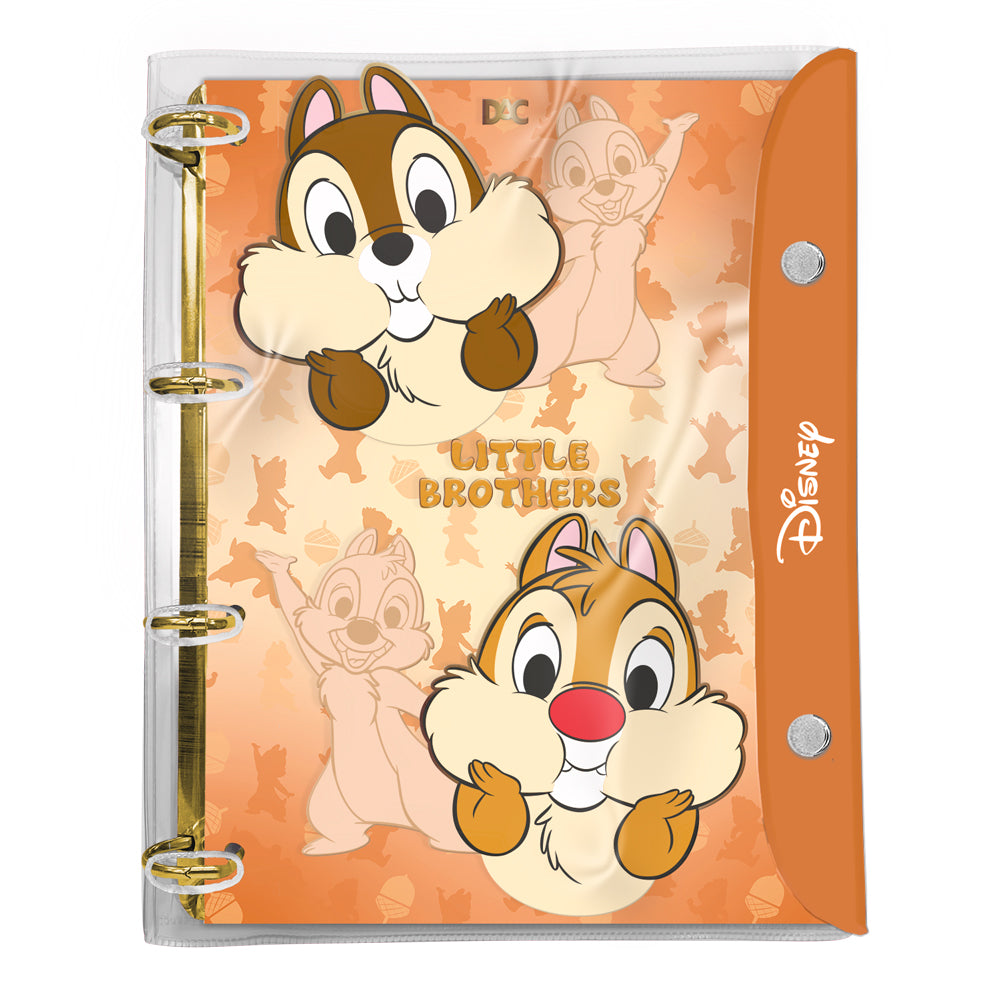 Fichário Universitário Pvc Cristal com 192 Folhas Fechamento em Botão - Tico e Teco 22,3x27,5cm 56g/m² Dac - 5581