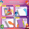 Caderno Smart Colegial com 80 Folhas 90g/m² Fechamento em Elástico - Divertidamente 17,7x24cm Dac - 5480