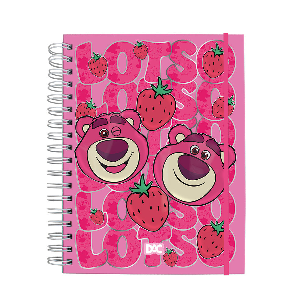 Caderno Smart Colegial com 80 Folhas 90g/m² Fechamento em Elástico - Lotso 17,7x24cm Dac - 5295