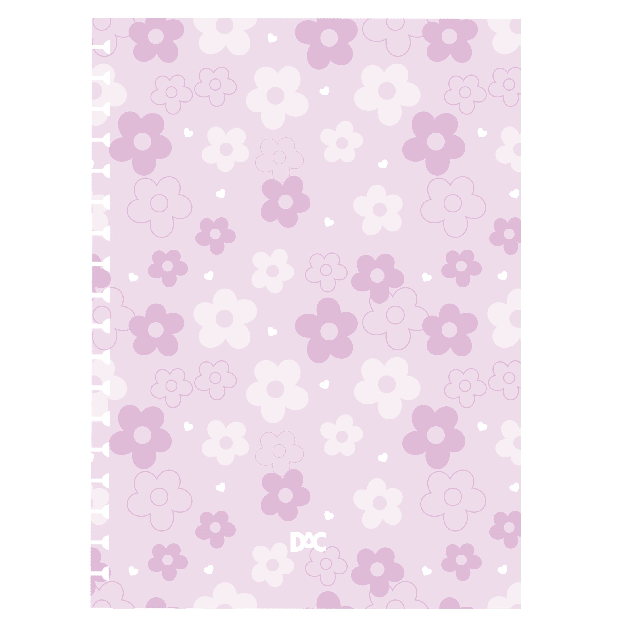 Caderno Smart Colegial com 80 Folhas 90g/m² Fechamento em Elástico - Milky 17,7x24cm Dac - 5520