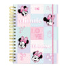 Caderno Smart Colegial com 80 Folhas 90g/m² Fechamento em Elástico - Minnie 17,7x24cm Dac - 5525