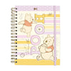 Caderno Smart Colegial com 80 Folhas 90g/m² Fechamento em Elástico - Pooh 17,7x24cm Dac - 5369
