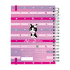 Caderno Smart Colegial com 80 Folhas 90g/m² Fechamento em Elástico - Rebecca Bonbon 17,7x24cm Dac - 5543