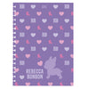 Caderno Smart Colegial com 80 Folhas 90g/m² Fechamento em Elástico - Rebecca Bonbon 17,7x24cm Dac - 5543