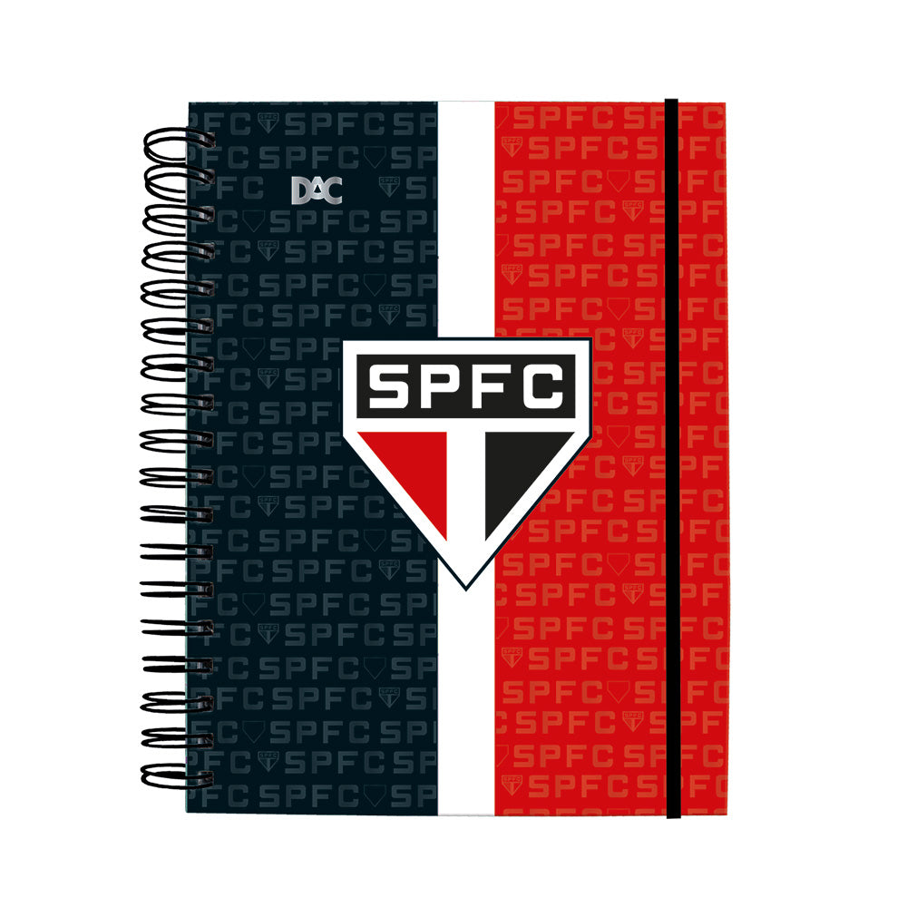 Caderno Smart Colegial com 80 Folhas 90g/m² Fechamento em Elástico - São Paulo Fc 17,7x24cm Dac - 5217