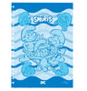Caderno Smart Colegial com 80 Folhas 90g/m² Fechamento em Elástico - Smurfs 17,7x24cm Dac - 5311