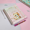 Caderno Smart Colegial com 80 Folhas 90g/m² Fechamento em Elástico - So Cute Cat 17,7x24cm Dac - 5558