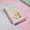 Caderno Smart Colegial com 80 Folhas 90g/m² Fechamento em Elástico - So Cute Cat 17,7x24cm Dac - 5558