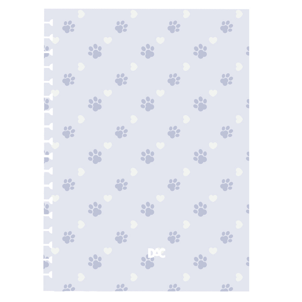 Caderno Smart Colegial com 80 Folhas 90g/m² Fechamento em Elástico - So Cute Dog 17,7x24cm Dac - 5559