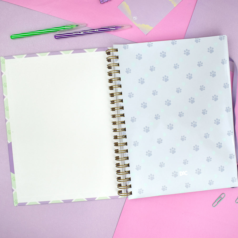 Caderno Smart Colegial com 80 Folhas 90g/m² Fechamento em Elástico - So Cute Dog 17,7x24cm Dac - 5559