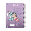 Caderno Smart Colegial com 80 Folhas 90g/m² Fechamento em Elástico - Stitch 17,7x24cm Dac - 5376