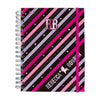 Caderno Smart Universitário com 140 Folhas 90g/m² e 15 Divisórias Fechamento em Elástico - Rebecca Bonbon 20x27,5cm Dac - 5545