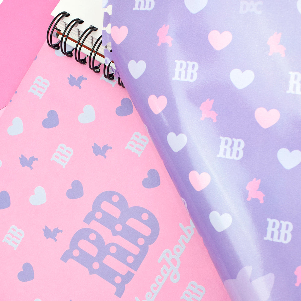 Caderno Smart Universitário com 140 Folhas 90g/m² e 15 Divisórias Fechamento em Elástico - Rebecca Bonbon 20x27,5cm Dac - 5545