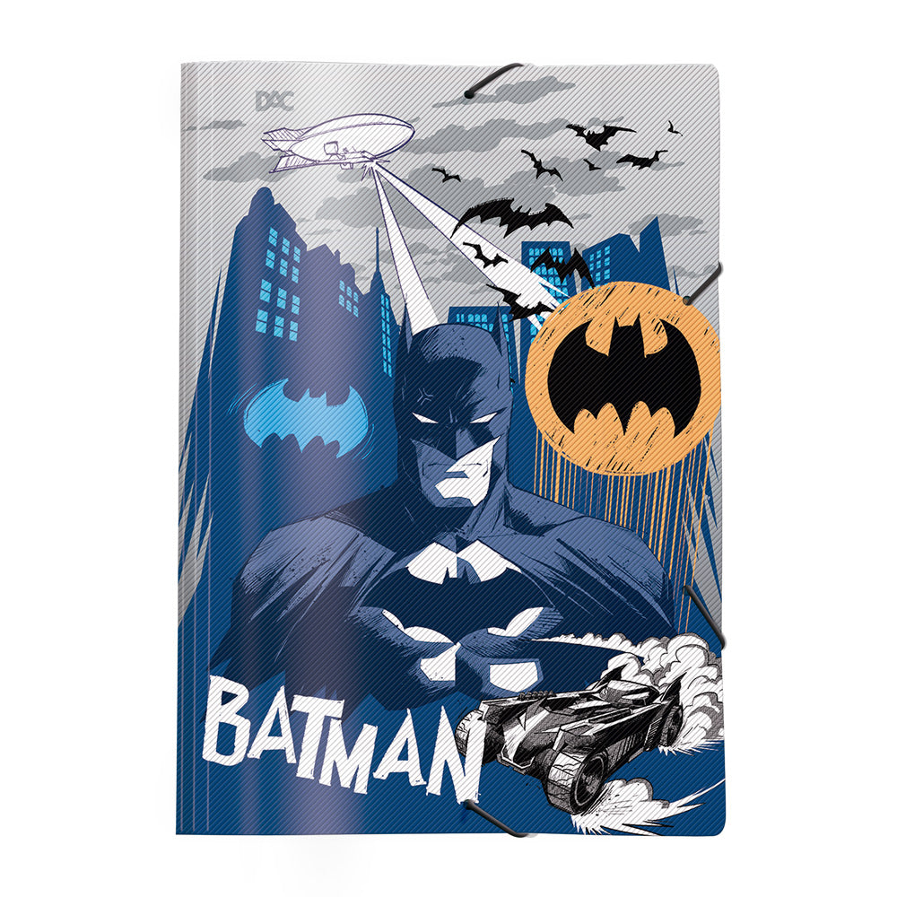 Pasta Aba Elástica Ofício sem Lombo - Batman Dac 33,2x23,2cm Dac - 5410