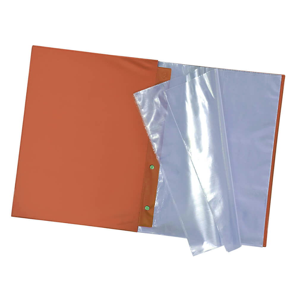 Pasta Catálogo 4 Colchetes com Visor com 50 Envelopes Finos 1090lr 24x33cm Dac - 1090lr