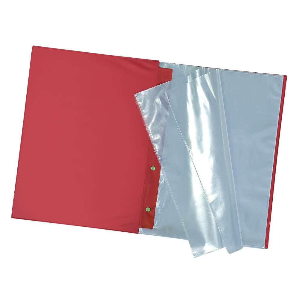 Pasta Catálogo 4 Colchetes com Visor com 50 Envelopes Finos 1090vm 24x33cm Dac - 1090vm