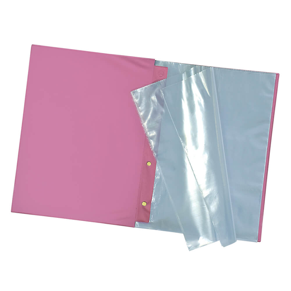 Pasta Catálogo 4 Colchetes com Visor com 50 Envelopes Finos 1090rs 24x33cm Dac - 1090rs
