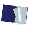 Pasta Catálogo 4 Colchetes com Visor com 50 Envelopes Finos 1090az 24x33cm Dac - 1090az