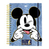 Caderno Smart Universitário com 80 Folhas 90g/m² Fechamento em Elástico - Mickey 20x27,5cm Dac - 5517
