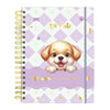 Caderno Smart Universitário com 80 Folhas 90g/m² Fechamento em Elástico - So Cute Dog 20x27,5cm Dac - 5561