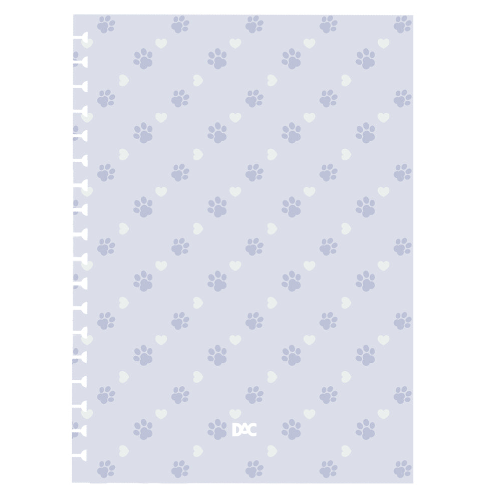 Caderno Smart Universitário com 80 Folhas 90g/m² Fechamento em Elástico - So Cute Dog 20x27,5cm Dac - 5561