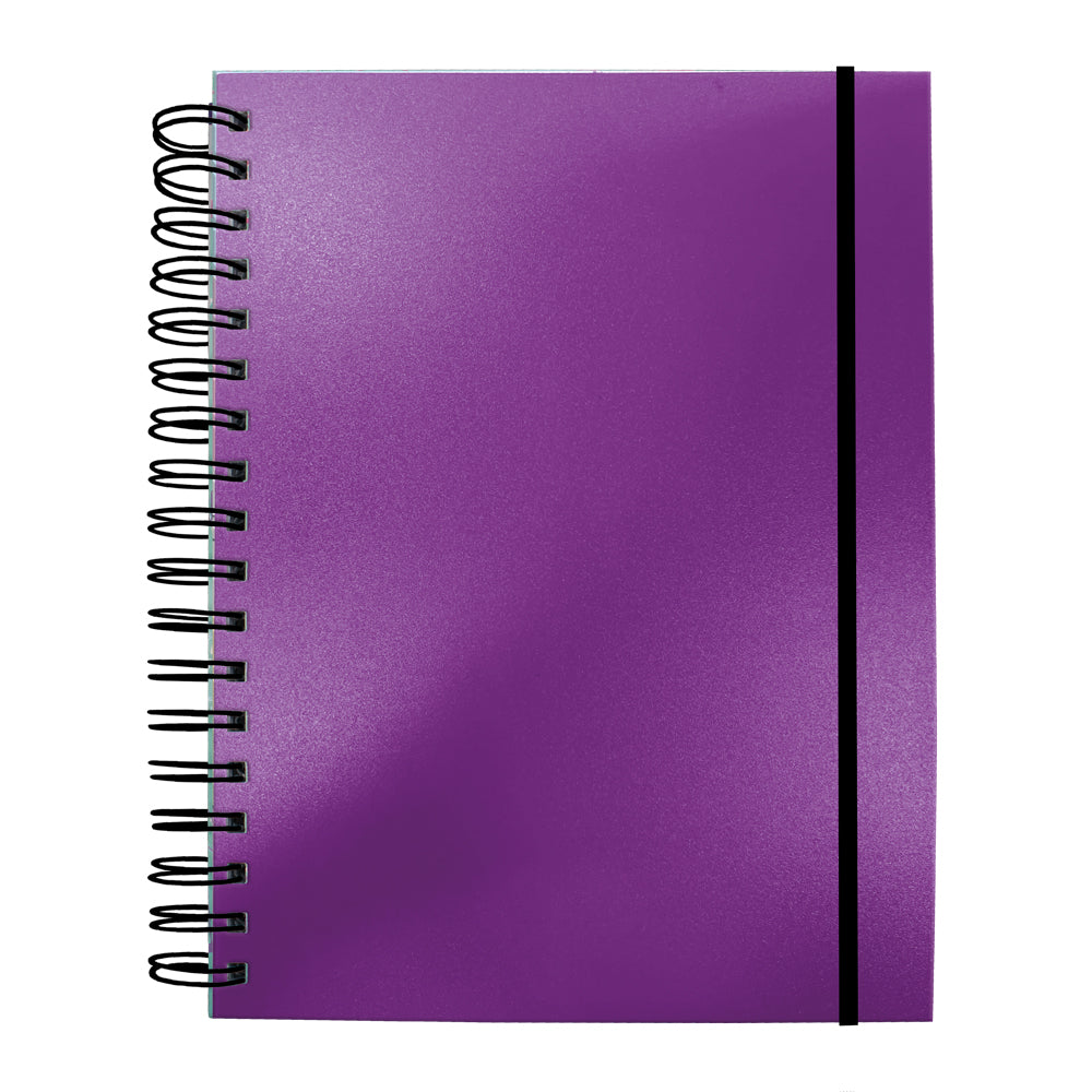 Caderno Universitário Smart com 80 Folhas 90g/m² 20x27,5cm Roxo Dac - 312pp-rx