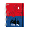 Caderno Smart Universitário com 80 Folhas 90g/m² Fechamento em Elástico - Homem Aranha 20x27,5cm Dac - 5504