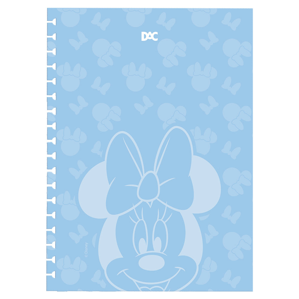 Caderno Smart Universitário com 80 Folhas 90g/m² Fechamento em Elástico - Minnie 20x27,5cm Dac - 5524