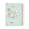 Caderno Smart Universitário com 80 Folhas 90g/m² Fechamento em Elástico - Disney Classics 20x27,5cm Dac - 5477