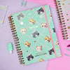 Caderno Smart Universitário com 80 Folhas 90g/m² Fechamento em Elástico - So Cute Cat 20x27,5cm Dac - 5560