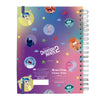 Caderno Smart Universitário com 80 Folhas 90g/m² Fechamento em Elástico - Divertidamente 20x27,5cm Dac - 5481