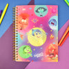 Caderno Smart Universitário com 80 Folhas 90g/m² Fechamento em Elástico - Divertidamente 20x27,5cm Dac - 5481