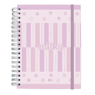 Caderno Smart Universitário com 80 Folhas 90g/m² Fechamento em Elástico - Milky 20x27,5cm Dac - 5521
