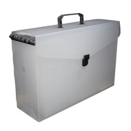 Maleta de Arquivo com 6 Pastas Suspensas 39x14x26cm - Transparente Dac - 1553tr