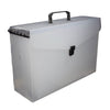 Maleta de Arquivo com 6 Pastas Suspensas 39x14x26cm - Transparente Dac - 1553tr