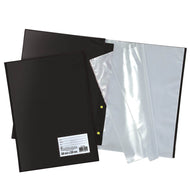 Pasta Catálogo 24x33cm com 100 Envelopes Finos - Preto Dac - 192