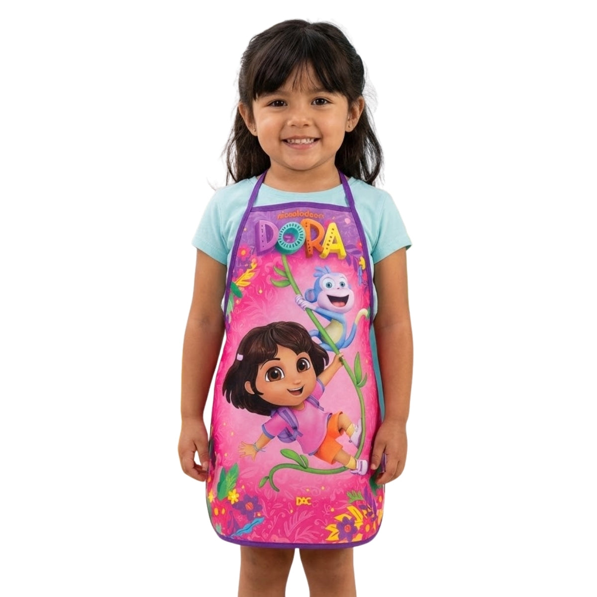 Avental Infantil Peva - Dora Aventureira 38,5x48,5cm Dac - 5417