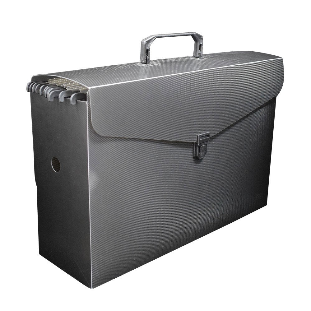 Maleta de Arquivo com 6 Pastas Suspensas 39x14x26cm - Fume Dac - 1553fm