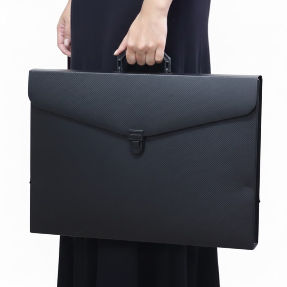 Maleta de Arquivo com 6 Pastas Suspensas 39x14x26cm - Fume Dac - 1553fm